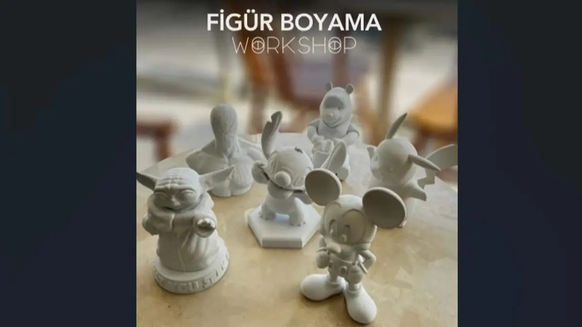 Sosyal Sanathane İzmir’de 3D Figür Boyama Workshop’u haberinin görseli