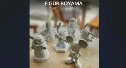 Sosyal Sanathane İzmir’de 3D Figür Boyama Workshop’u