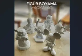 Sosyal Sanathane İzmir’de 3D Figür Boyama Workshop’u