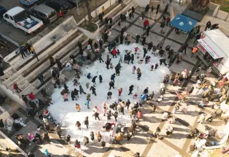 Balçova’da kar coşkusu