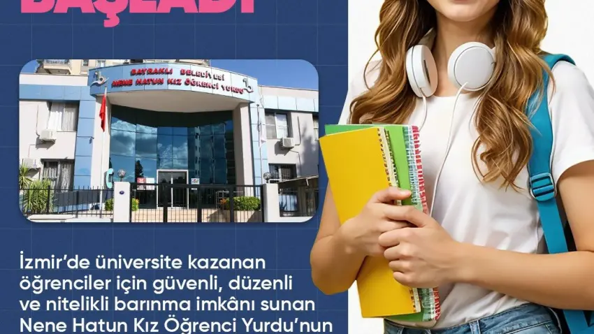 Bayraklı’da kız öğrencilere yurt desteği