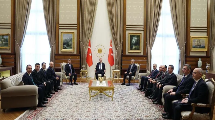 Cumhurbaşkanı Erdoğan, Özbekistan heyetini kabul etti haberinin görseli
