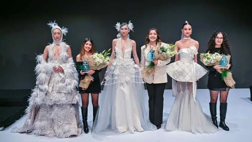 Genç tasarımcılar Gelinlik Tasarım Yarışması’nda podyumu salladı