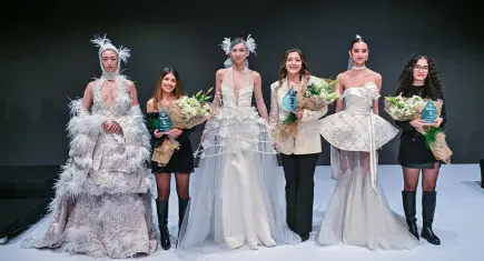 Genç tasarımcılar Gelinlik Tasarım Yarışması’nda podyumu salladı