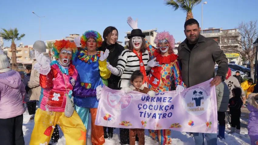 Miniklerin neşesi Ürkmez Hizmet Noktası’nı ısıttı