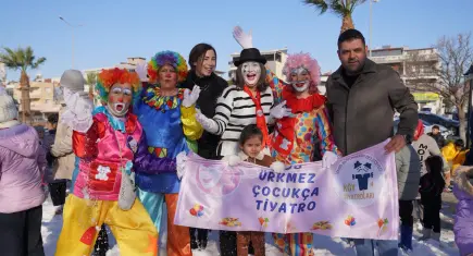 Miniklerin neşesi Ürkmez Hizmet Noktası’nı ısıttı