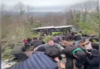 Kocaeli'de belediye otobüsü şarampole uçtu: Çok sayıda yaralı var