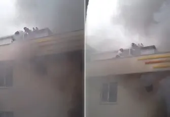 Sultanbeyli’de yangın: Çatıya sığınan 8’i çocuk 12 kişi son anda kurtarıldı!