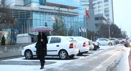 Ankara’da kar yağışı etkili oldu