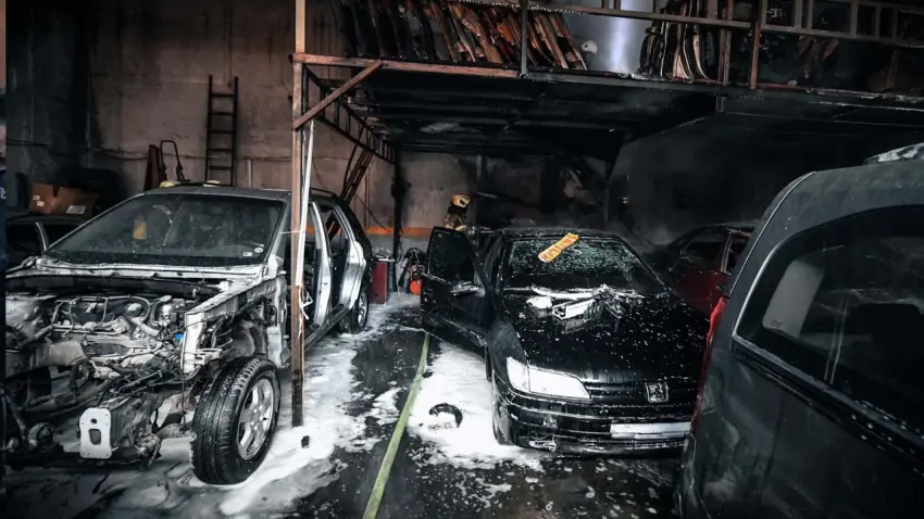 İzmir haber: Buca’da oto tamir dükkanı küle döndü