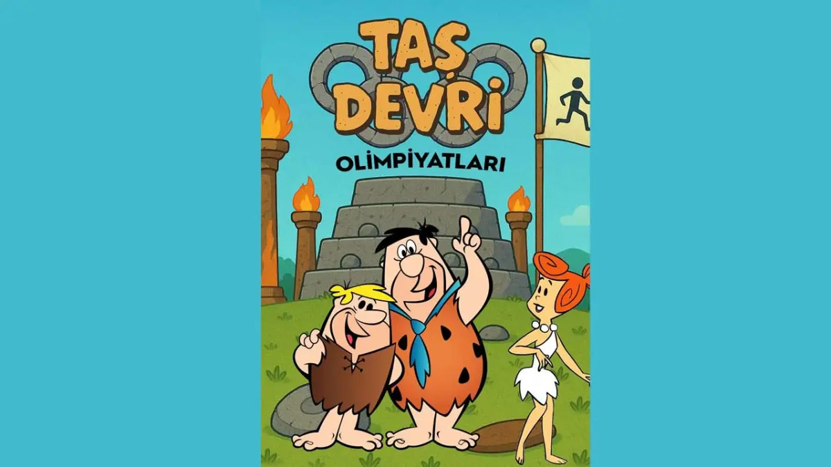 Taş Devri kahramanları bu kez olimpiyatlarda yarışıyor haberinin görseli