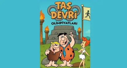Taş Devri kahramanları bu kez olimpiyatlarda yarışıyor