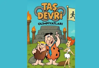 Taş Devri kahramanları bu kez olimpiyatlarda yarışıyor