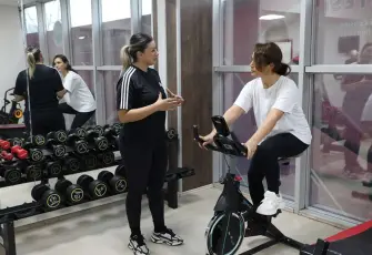 Menderes Belediyesi, kadınlar için fitness salonunu yeniledi