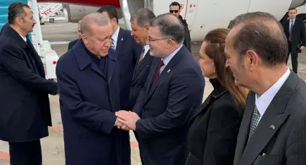 Cumhurbaşkanı Erdoğan’a İzmir’de karşılama