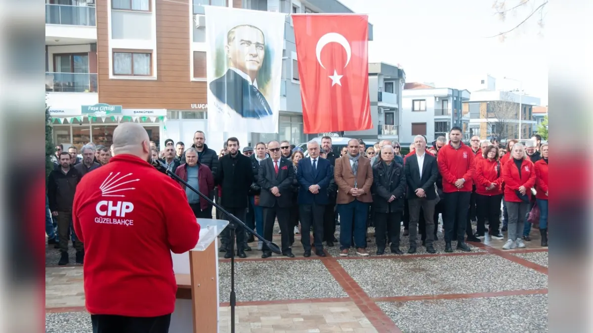 Uğur Mumcu, katledilişinin 33. yılında Güzelbahçe’de anıldı haberinin görseli