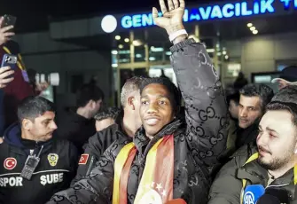Galatasaray’ın yeni transferi Yaser Asprilla, İstanbul'da