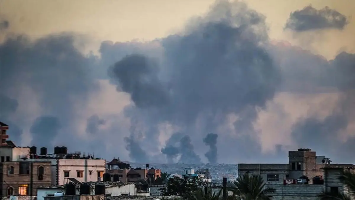 Gazze’de İsrail’in saldırıları devam ediyor haberinin görseli