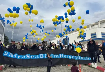 İzmir'de minik Afra için gökyüzüne umut bıraktılar: Nakil öncesi duygulandıran destek