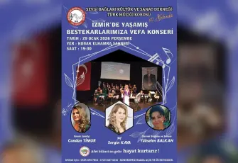Sanat ve farkındalık bir arada: İzmir’de vefa konseri