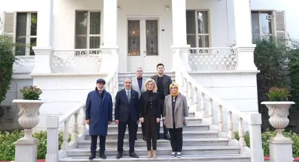 AK Parti’li Bursalı’dan Ege Üniversitesi Rektörü Alcı’ya hayırlı olsun ziyareti