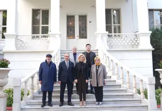 AK Parti’li Bursalı’dan Ege Üniversitesi Rektörü Alcı’ya hayırlı olsun ziyareti