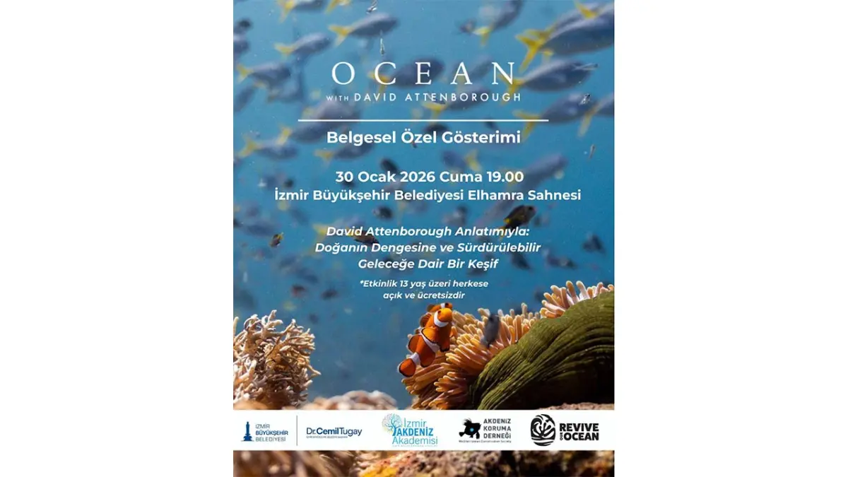 İzmir’de okyanusların gizemi ekranlara taşınıyor haberinin görseli