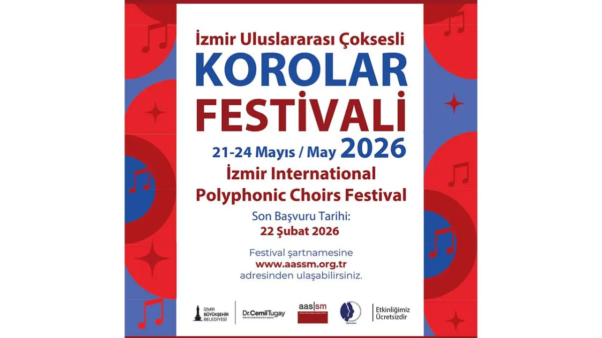 5. İzmir Uluslararası Çoksesli Korolar Festivali başvuruları başladı haberinin görseli
