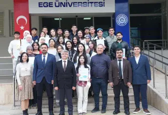 Ege Üniversitesi’nde Orhun Değişim Programı öğrencilerine veda töreni