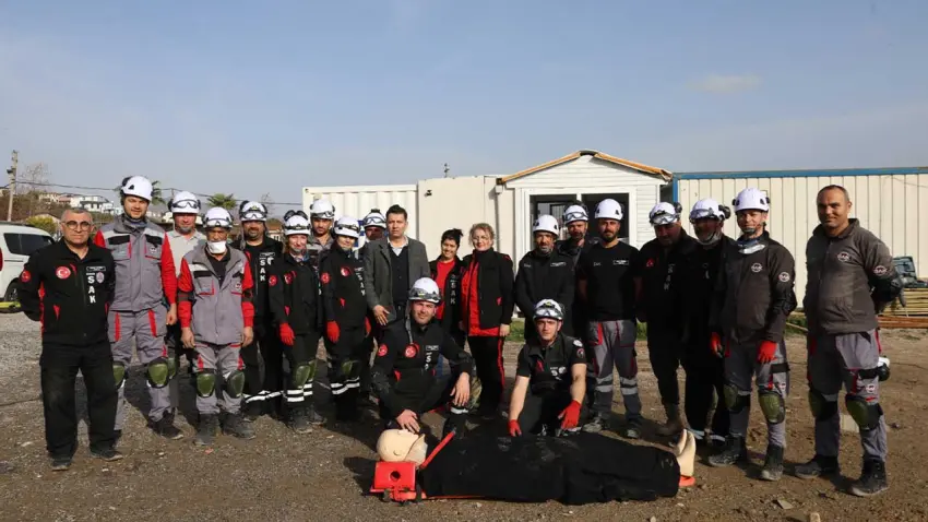 Seferihisar Arama Kurtarma Ekibi afetlere karşı hazırlıklarını sürdürüyor