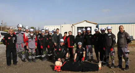 Seferihisar Arama Kurtarma Ekibi afetlere karşı hazırlıklarını sürdürüyor