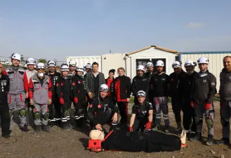 Seferihisar Arama Kurtarma Ekibi afetlere karşı hazırlıklarını sürdürüyor