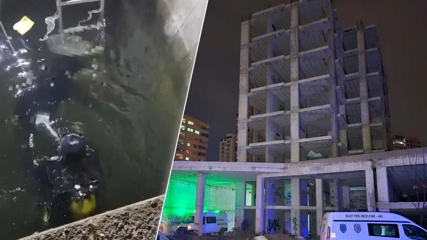 Metruk binada facia: 2. kattan su dolu bodruma düşüp boğuldu