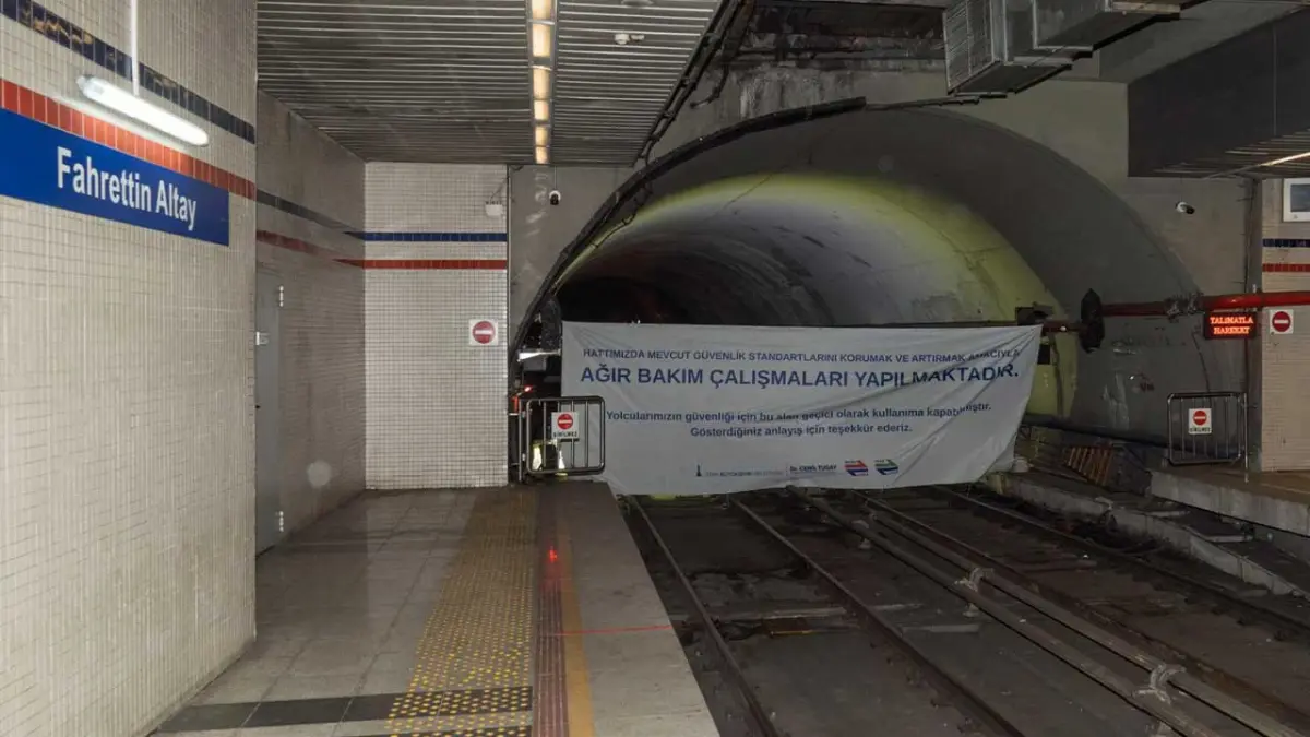 İzmir Metrosu’nda güvenlik için yoğun çalışma haberinin görseli