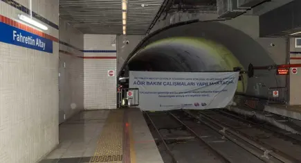 İzmir Metrosu’nda güvenlik için yoğun çalışma
