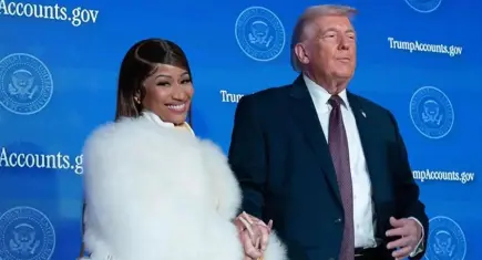 Nicki Minaj’dan Trump’a destek: El ele poz verdiler