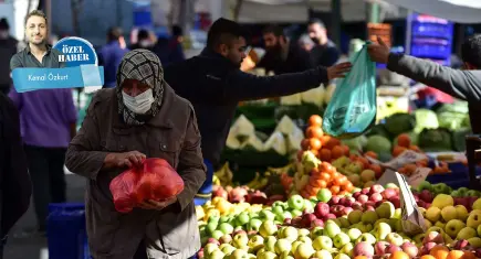 Ramazan öncesi pazar tezgâhı alev aldı