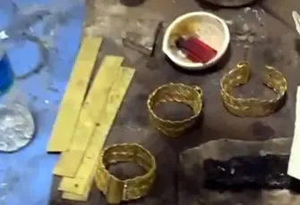 Güzellik merkezinde sahte altın operasyonu