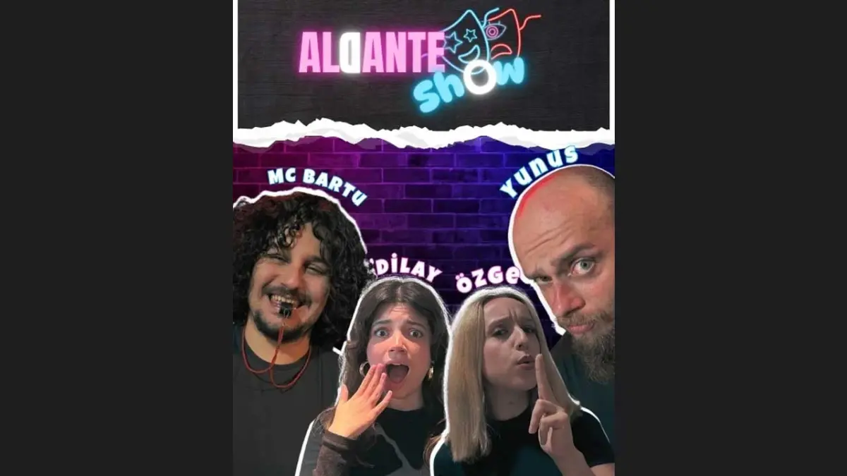 Aldante Show Sardunya Alsancak’ta kahkaha dolu bir akşam vaat ediyor haberinin görseli