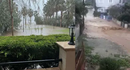 İzmir’de sağanak su baskınlarına yol açtı