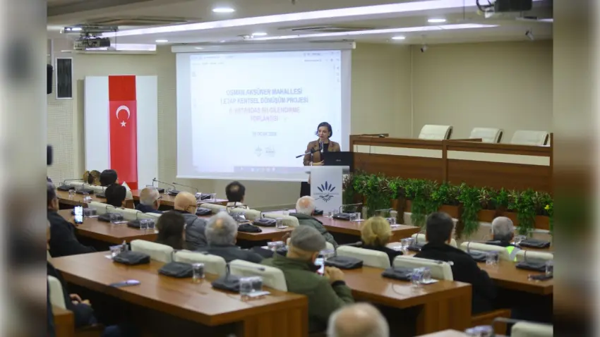 Karabağlar’da 1. Etap Kentsel Dönüşüm’de ikinci bilgilendirme toplantısı yapıldı