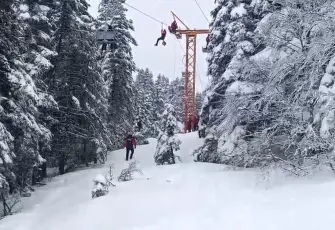 Uludağ’da telesiyej arızası: 51 tatilci mahsur kaldıkları yerden kurtarıldı