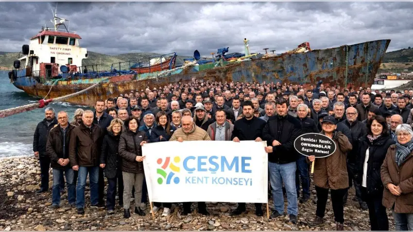 Demircili Koyu’nda kaçak gemi sökümüne sert tepki