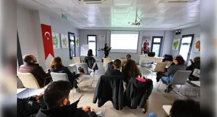 Efes Selçuk’ta Toprak Okulu’nda mantar yetiştiriciliği eğitimi