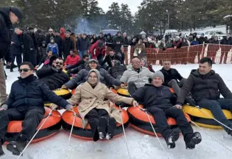 Eğriçimen Yaylası'nda ilk kez kış festivali gerçekleşti
