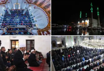 Berat Kandili’nde camiler doldu taştı: Eller semaya açıldı