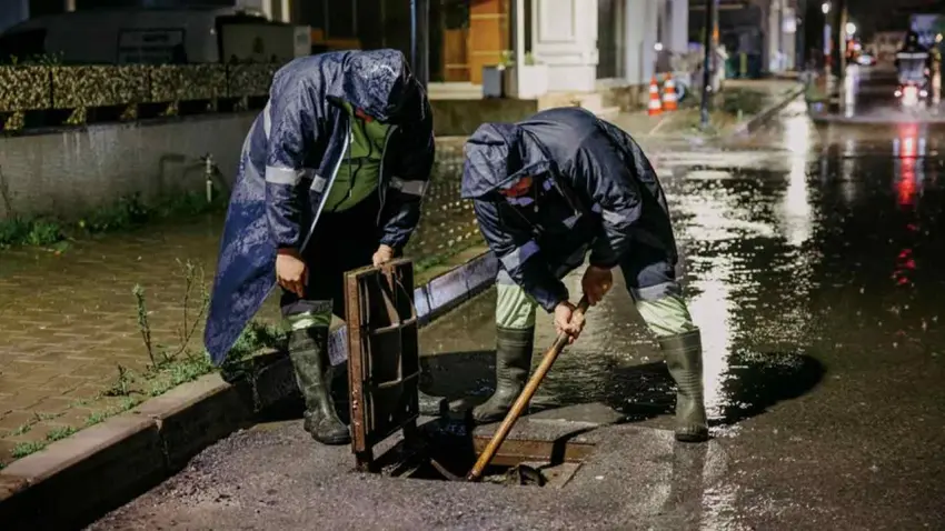 sağanağa karşı çalışma