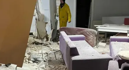 Kız öğrenci yurdunda patlama: 35 ğğrenci tahliye edildi