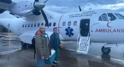 MSB’den kritik operasyon: Kalp grefti ambulans uçakla taşındı