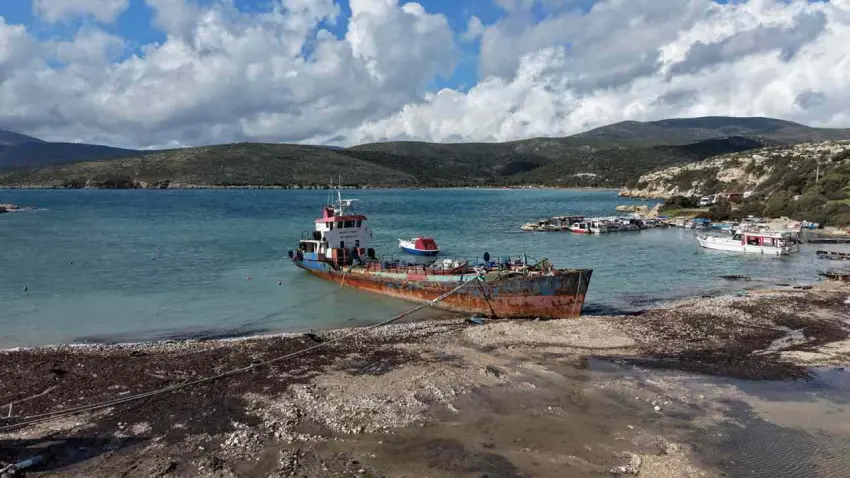 Urla Demircili’de kaçak gemi sökümüne tepki
